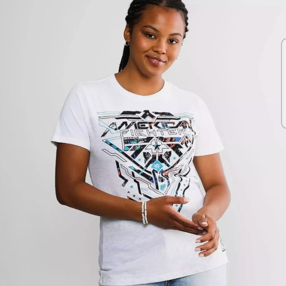 American Fighter Graphic T-Shirt